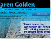 Tablet Screenshot of karengolden.com